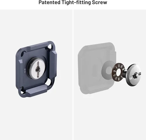 Vista 4 de PGYTECH 2 piezas de placas de liberación rápida tipo Arca, interruptor de repuesto entre trípode, monopie, deslizante, compatible con Arca Swiss