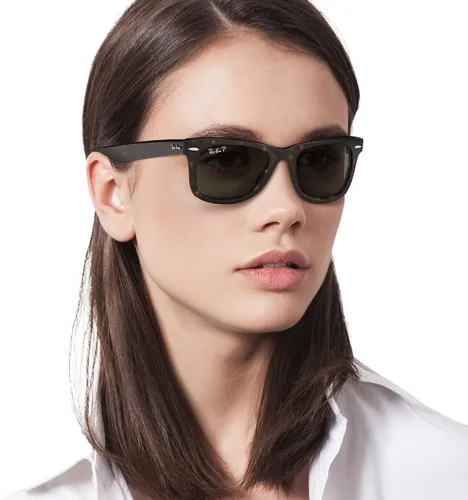 Vista 25 de Ray-Ban RB2140 Original Wayfarer Gafas de sol cuadradas polarizadas, Negro, tortuga