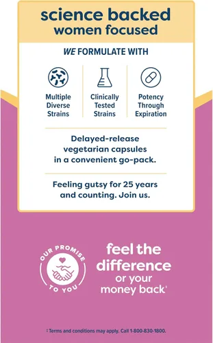 Vista 9 de Renew Life Cápsulas probióticas para mujeres, apoya el equilibrio del pH para mujeres, salud vaginal, urinaria, digestiva e inmunológica, L.