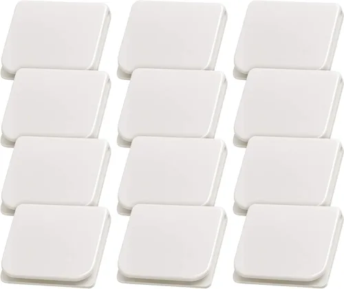 Vista 8 de Jetec 2 clips de cortina de ducha para forro, clip autoadhesivo para cortinas de protección contra salpicaduras, soportes de cortina resistentes al
