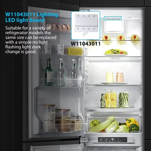 Vista 6 de Módulo de luz LED para refrigerador W11043011 W10866538 EAP12070396 4533926 para Whirlpool WRF555SDFZ03 WRF555SDFZ04 WRF555SDFZ05 WRF555SDFZ07 WRX7