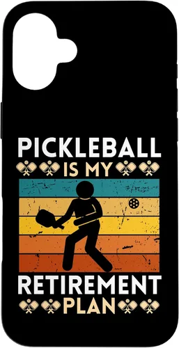 Vista 23 de Pickleball Is My Retirement Plan Case for iPhone 16