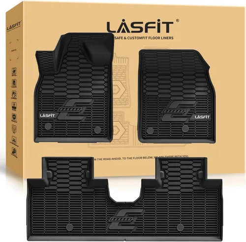 Vista 17 de LASFIT Alfombrillas delanteras para Ford F-150 2015-2026 F150 Lightning 2022-2025 SuperCrew & Super Cab Alfombra para todo tipo de clima, tapetes