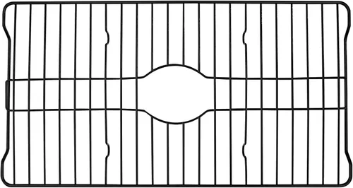 Vista 17 de Better Houseware Protectores de fregadero para fregadero de cocina, rejilla protectora de metal, 12 x 10.25 x 1 pulgadas, tapete negro