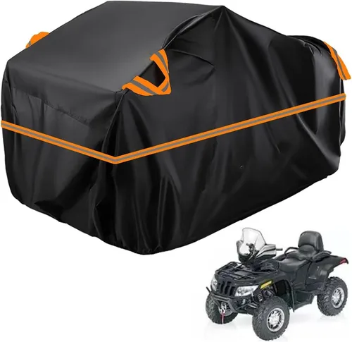 Vista 10 de Cubierta para ATV impermeable compatible con Arctic Cat H1 EFI TRV Cruiser 4x4 2011, cubierta de 210D para vehículos de 4 ruedas, cubierta para quad
