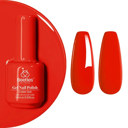 Vista 82 de Beetles - Esmalte de uñas en gel, 1 unidad de 0.5 onzas fluidas (15ml), extracción por remojo, arte de uñas, estética de manicura, bricolaje, curado