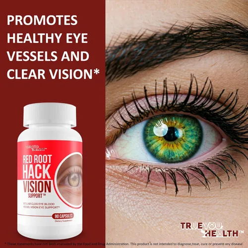 Vista 6 de Red Root Hack - Suplemento para la visión – Nuestras mejores píldoras para los ojos para obstrucciones oculares – Vitaminas para los ojos
