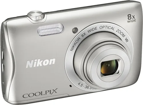 Vista 10 de Nikon Cámara digital COOLPIX S3700 Negro Óptico 8X Zoom 20,05 millones de píxeles S3700BK