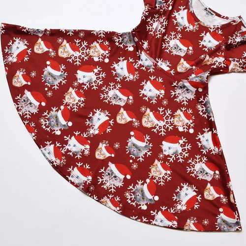 Vista 3 de Jxstar Vestidos de manga larga para niñas, ropa de otoño e invierno, vestido con vuelo