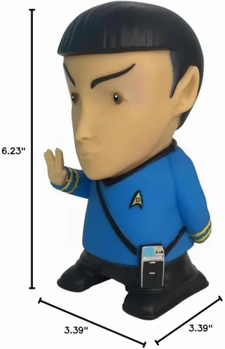 Vista 9 de Star Trek Mr. Spock - Altavoz Bluetooth de 6 pulgadas con 9 citas Spock