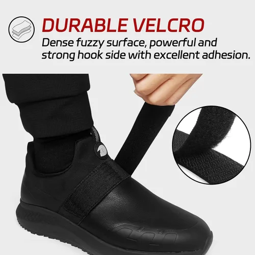 Vista 5 de Zapatos de trabajo antideslizantes para hombre, zapatos de cocina para cocineros, restaurantes, zapatos impermeables y antideslizantes para caminar