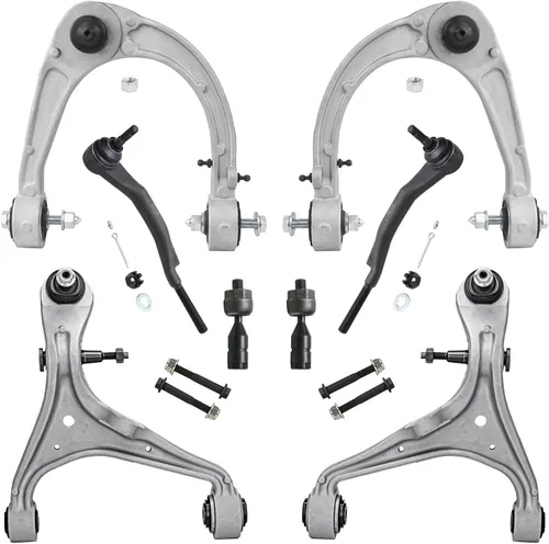 Vista 377 de Detroit Axle - Kit de brazos de control de extremo de 8 piezas para Toyota 2001-2003 Highlander 2002-2003 Camry Lexus ES300, 2 conjuntos de brazos