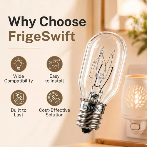 Vista 5 de 25W E12 Salt Lamp Bulb 120V 2700K Replacement Light Bulb