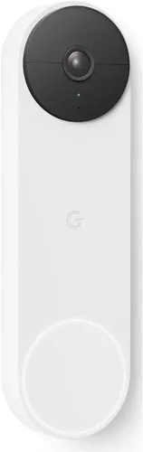 Vista 3 de Google Nest Doorbell (Batería) - Nieve Timbre de video con zoom digital de 6x, HD, vista en vivo 24/7, visión nocturna, HDR, funciona con Google