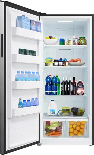 Vista 8 de SMETA Congelador vertical de 13.8 pies cúbicos, refrigerador convertible de pie en posición vertical sin escarcha, refrigerador profundo sin