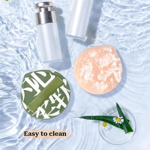 Vista 5 de 4 esponjas de maquillaje coreanas, suave en forma de lágrima, cojín cosmético, esponja de base para corrector, líquido, crema y polvo (tamaño grande)