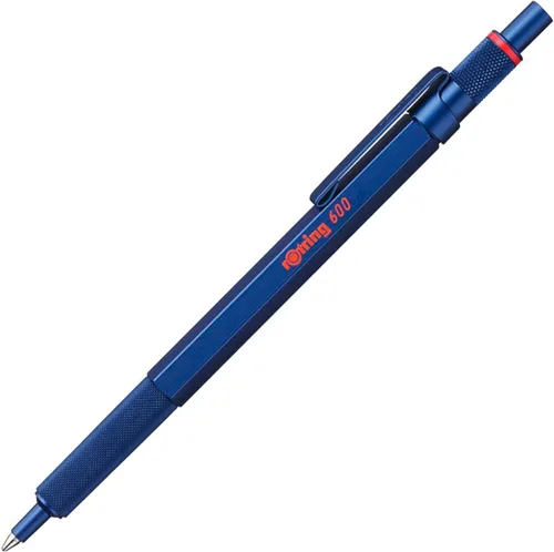 Vista 13 de Rotring 600 Bolígrafo de punta mediana, tinta negra, barril negro, recargable