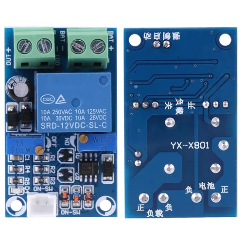 Vista 7 de FTVOGUE FTVOGUE - Placa de protección de batería de 12 V, módulo de protección de recuperación de interruptor automático de bajo voltaje de corte