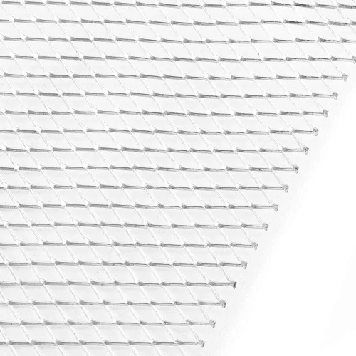 Vista 8 de Durable Aluminium Alloy Car Grille for Universal Fit Prevents Destruction for Vehicle Interior, Silver 40 x 13 Inches
