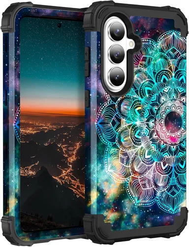 Vista 41 de Hocase Funda para Galaxy S20 FE 5G, Protección resistente a prueba de golpes, goma de silicona suave + parachoques de plástico duro, funda