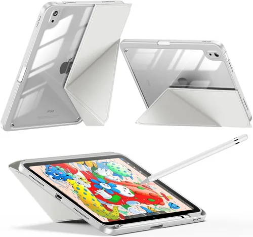 Vista 9 de INFILAND Funda para iPad (A16) 11ª generación de 11 pulgadas 2025/10ª generación de 10.9 pulgadas 2022, soporte multiángulo, cubierta magnética
