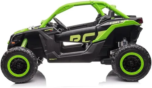 Vista 3 de Can-Am Maverick X3 - Buggy para niños con licencia de 24 V, color verde