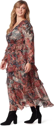 Vista 2 de Jessica Simpson Vestido largo estampado Bianca para mujer