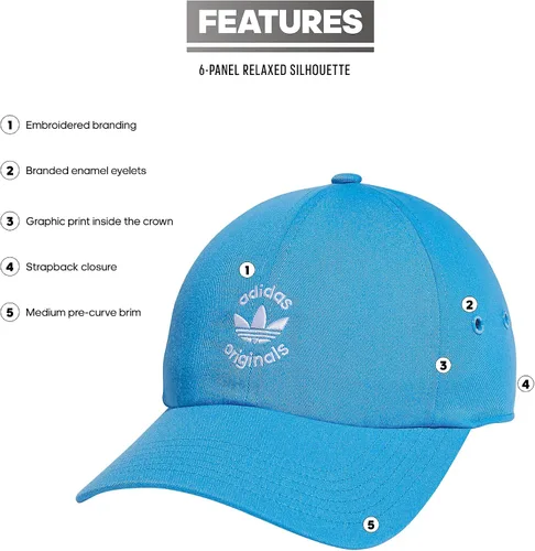 Vista 2 de adidas Originals Women's Union Relaxed Fit Adjustable Strapback Cap
