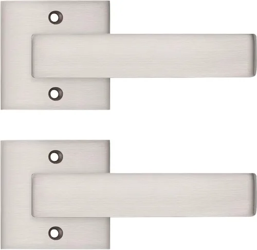 Vista 27 de Probrico - 1 manija inactiva dorada para puerta, moderna, para armario, resistente, para interior, sin giro, reversible para lado derecho e izquierdo