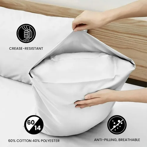 Vista 3 de Belem Fundas de almohada a granel (paquete de 72), protectores de almohada de tamaño estándar con cierre de sobre (21 x 27), fundas de almohada