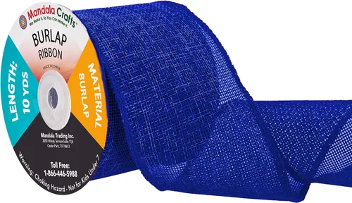 Vista 35 de Mandala Crafts Cinta de arpillera negra de 1.5 pulgadas de ancho para manualidades, rollo de 20 yardas de cinta rústica de arpillera para coronas