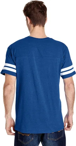 Vista 4 de LAT Camiseta de manga corta con cuello redondo y cuello redondo para hombre 100% algodón