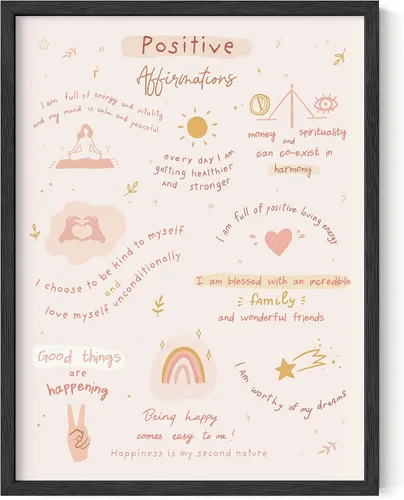 Vista 21 de Haus and Hues Carteles de salud mental – Póster de emociones psicología, pósteres de terapia para terapeuta, consejero de oficina, artículos