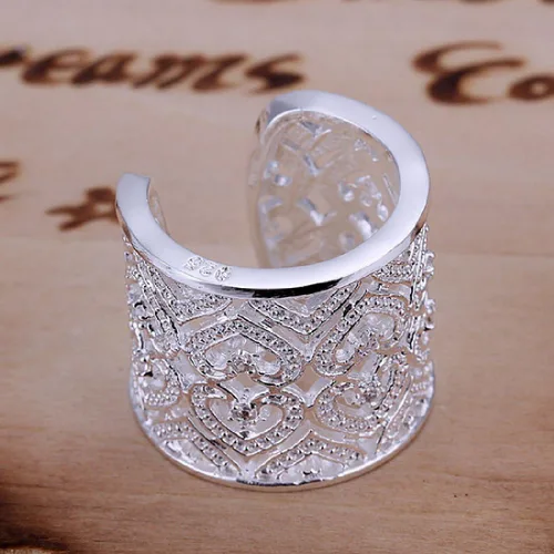 Vista 3 de Naivo Europe Style 925 - Anillo de diadema con circonitas blancas Plata 925