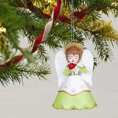 Vista 6 de Hallmark Keepsake Adorno de Navidad 2020, ángeles de reliquia (1699QXR9221)