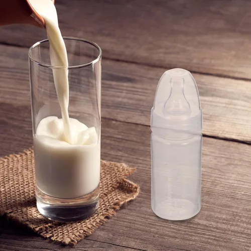 Vista 9 de EXCEART Botellas de leche desechables para recién nacidos, paquete de 5 con tetina suave y flexible, biberones para bebés, listos para usar
