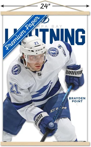 Vista 3 de Trends International NHL Tampa Bay Lightning - Póster de pared Brayden Point Feature Series 23 con marco magnético