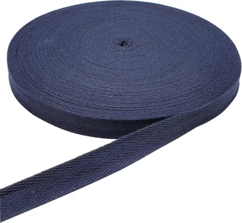 Vista 15 de Cinta de espiga de 50 yardas, cinta de algodón para coser (beige, 1 pulgada) Materiales respetuosos con el medio ambiente, suaves
