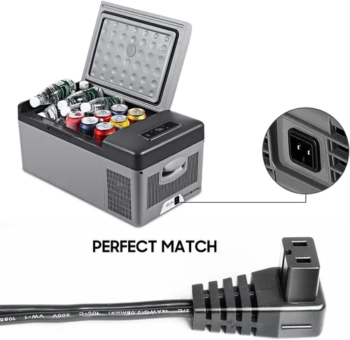 Vista 3 de Cable de congelador para nevera de coche de 87 W, compatible con Euhomy CFC-18, Alpicool ARB ICECO Setpower Aspenora JoyTutus Ausranvik AstroAI