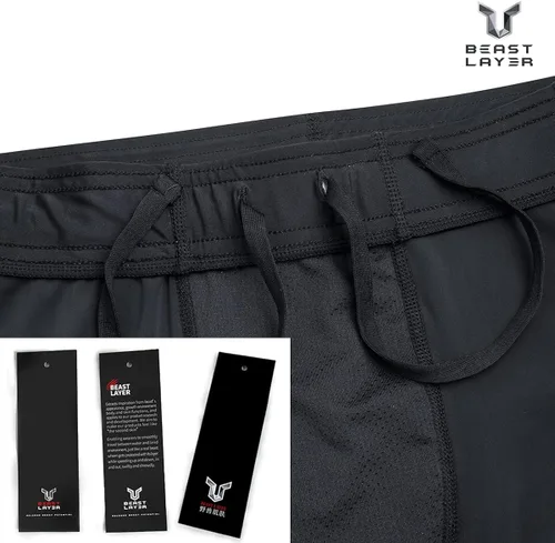 Vista 6 de HUGE SPORTS Pantalones cortos de natación de compresión para hombre, pantalones cortos de natación de secado fresco y seco, pantalones cortos