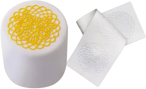 Vista 14 de Molde de caramelo de hojas huecas 3D de hojas de coral, moldes de chocolate, moldes de silicona para fondant de encaje, molde para pastel, molde