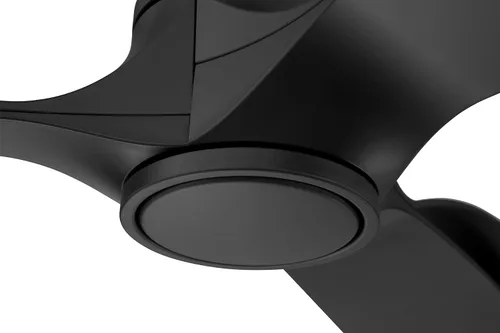Vista 5 de Craftmade Ventilador de techo Bandeaux de 60 pulgadas con acabado negro plano, kit de luz LED (opcional), control remoto incluido, WiFi inteligente