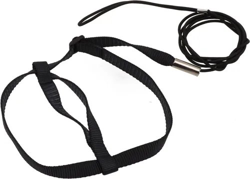 Vista 2 de Minhe Adjustable Parrot Bird Harness Leash for Training and Outdoor Adventures with Comfortable Nylon Strap(M)