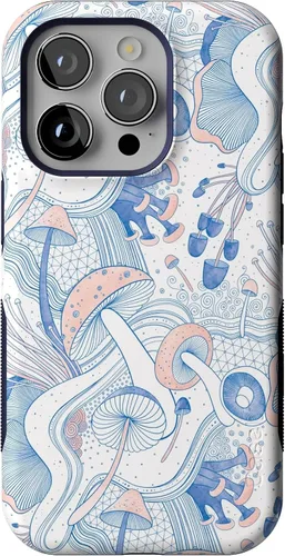 Vista 49 de Casely Funda para iPhone 14 Pro Viva La Vida Frida Kahlo Collage Floral Compatible con MagSafe Diseño protector audaz