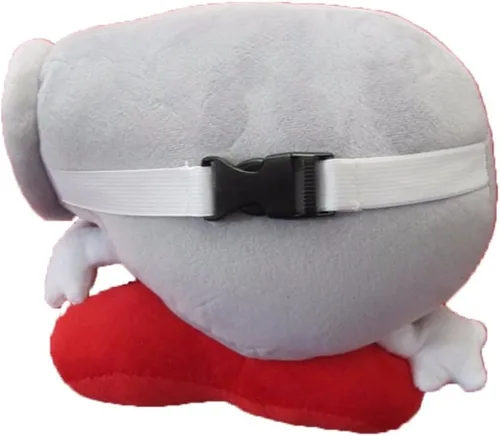 Vista 2 de Almohada para reposacabezas de viaje turbo para automóvil, almohada de felpa para respaldo de viaje, almohada de espuma viscoelástica, decoración