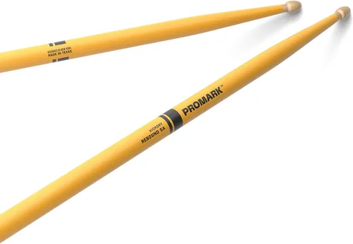 Vista 15 de Promark American Hickory Classic 5A - Baquetas de nogal americano, punta de bellota, azul - Par individual