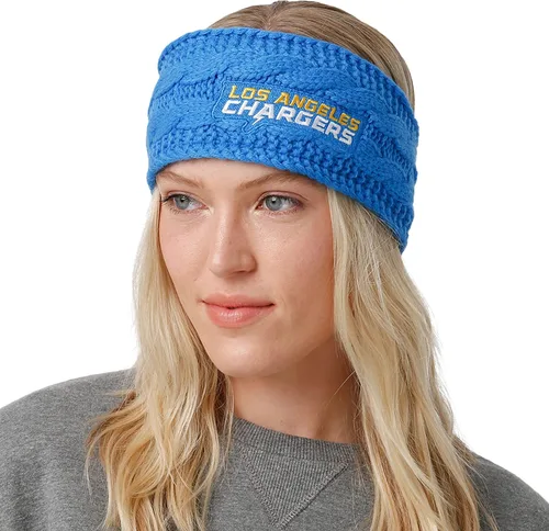 Vista 25 de FOCO Diadema de moda para mujer con logotipo de equipo de la NFL Gradiente impreso.