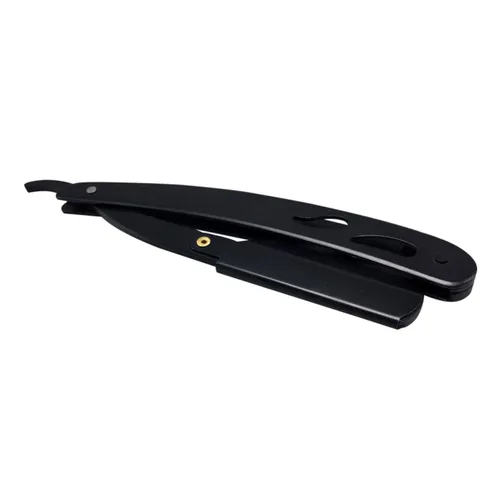 Vista 8 de Cabilock 2 unids Barber Foil Shaver Portable Acero Inoxidable Recta Razor Fácil de Abrir Guardia