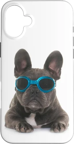 Vista 23 de Funda divertida para iPhone 17 con diseño de perro francés Bulldog Francés