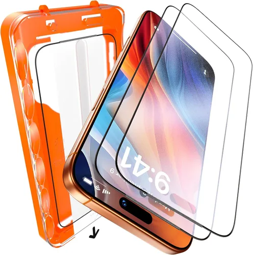 Vista 16 de UniqueMe Protector de pantalla de privacidad de 360° para iPhone 17 Pro 360°-negro